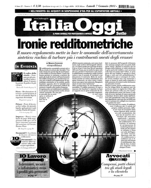 Italia oggi : quotidiano di economia finanza e politica